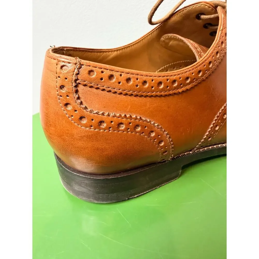 Cole Haan Mens Cambridge Oxford Wingtip Dress Shoes C12915 Brown Leather Size 11